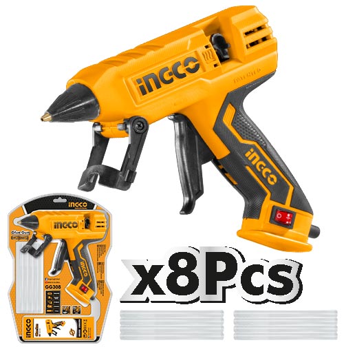 INGCO GLUE GUN 220W + 8PC G/STICK
