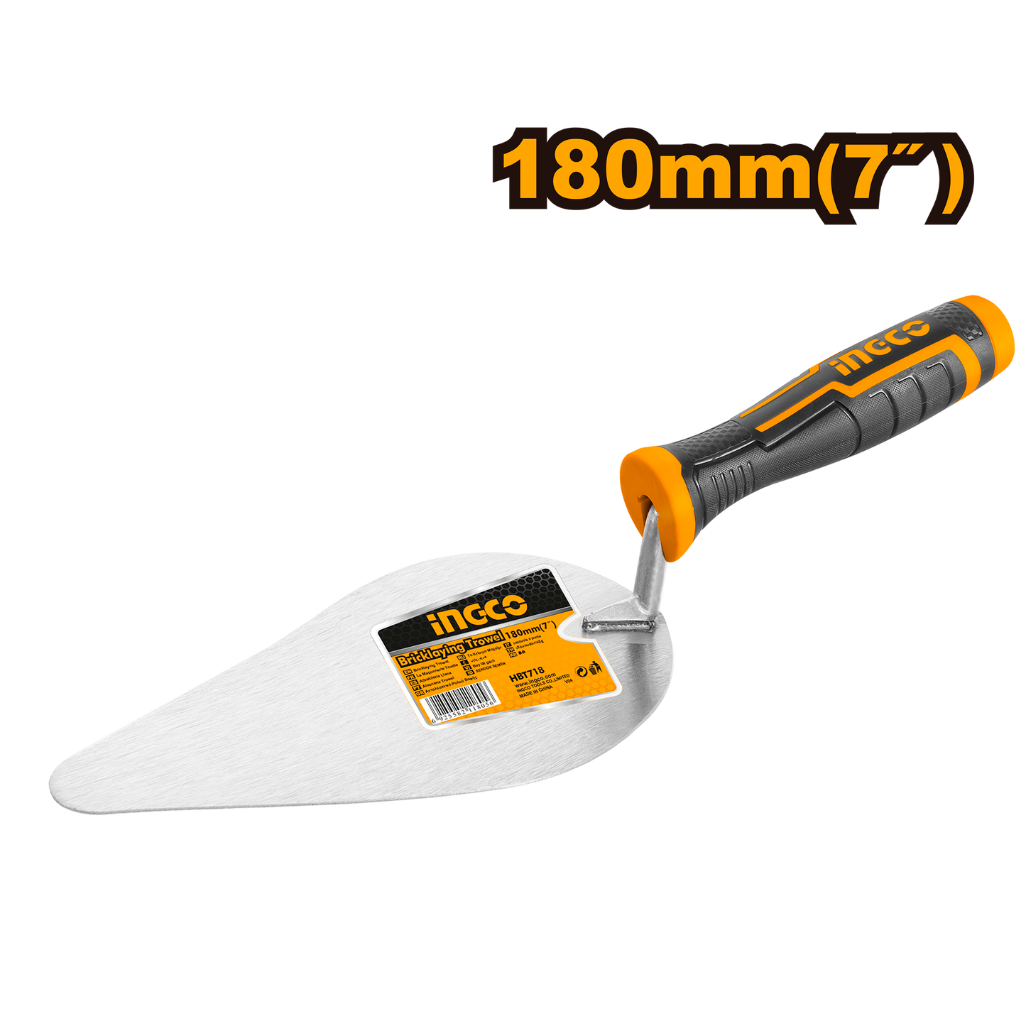 TROWEL BRICK 180MM PLAST HNDLE