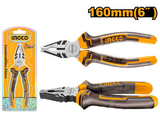INGCO PLIER COMB 160MM POLISHED