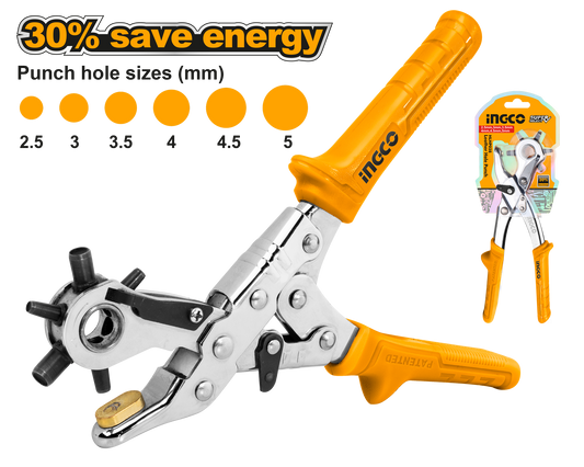 INGCO PLIER PUNCH HOLE SIZE 2,5-5MM