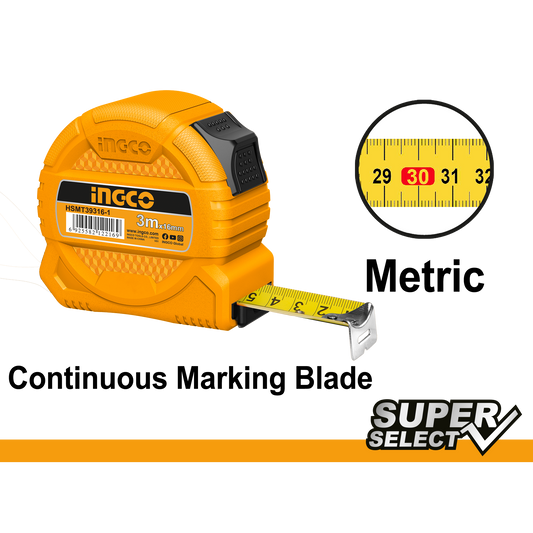 INGCO TAPE MEASURE ABS 3M X 16MM