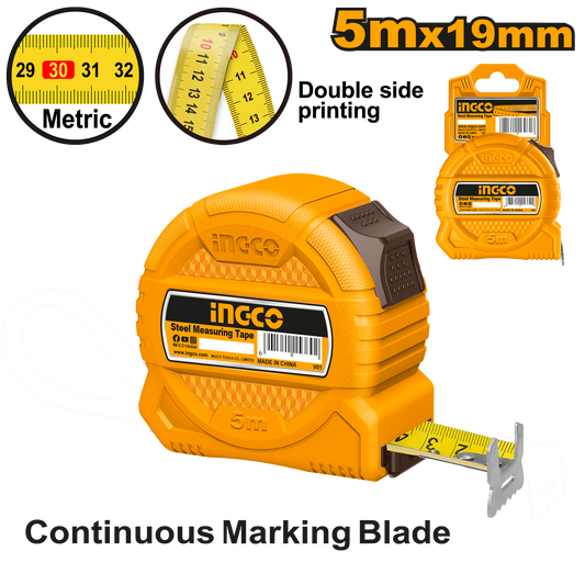 INGCO TAPE MEASURE ABS 5M X 19MM