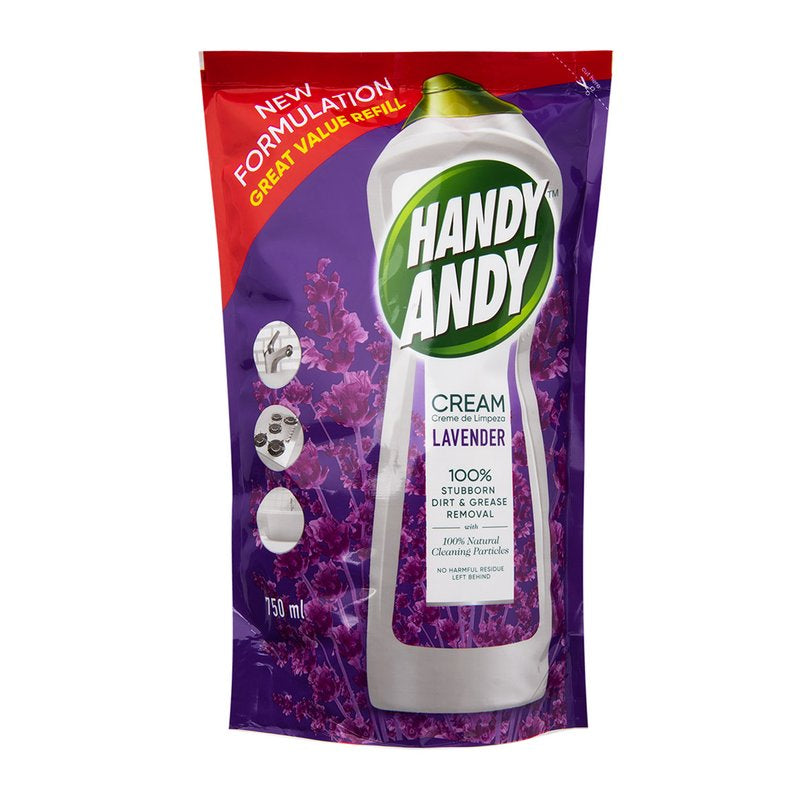 Handy Andy Lavender Multi Purpose Cleaning Cream Refill 750 ml