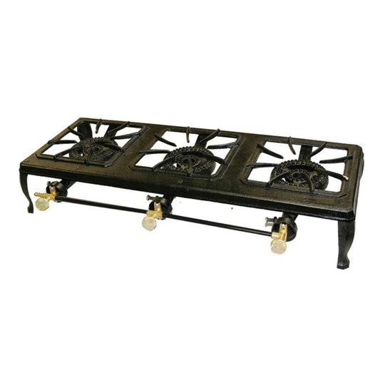 TOTAI CA9 THREE BURNER CAST IRON BOILING TABLE
