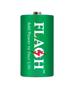 Flash C ALKALINE BATTERIES 2PCS BLISTER PACK