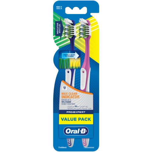 Oral-B Pro Expert Maximum Clean Indicator Toothbrush (2 Pack)