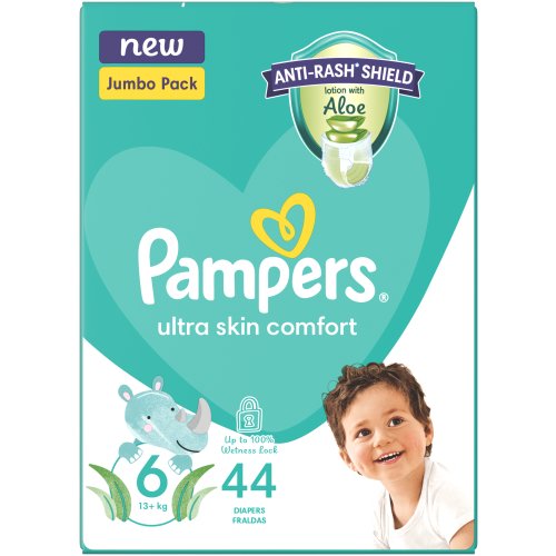 Pampers Baby Dry Nappies Jumbo Pack Size 6 (44's)