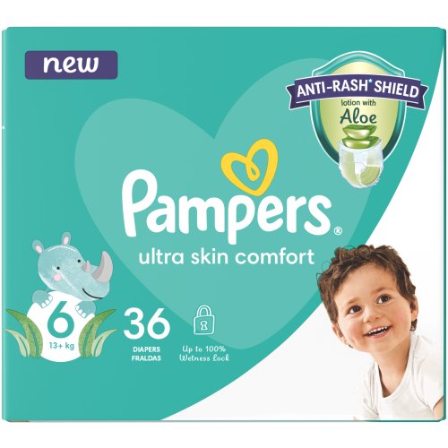 Pampers Baby Dry Nappies Value Pack Size 6 (36's)