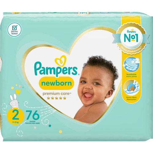 Pampers Premium Care Nappies Size 2 (76's)