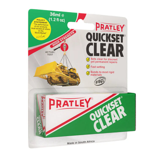 Pratley Glue QuickSet Clear 36ml