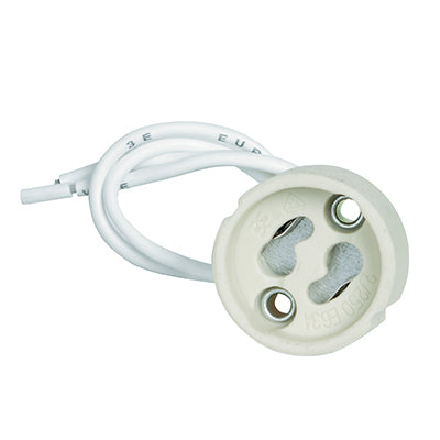 EUROLUX Lampholder GU10 Ceramic 150mm Lead
