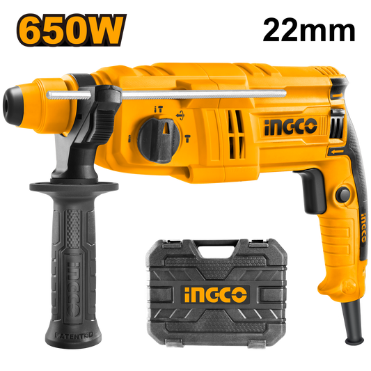 INGCO DRILL ROTARY HAMMER 650W BMC