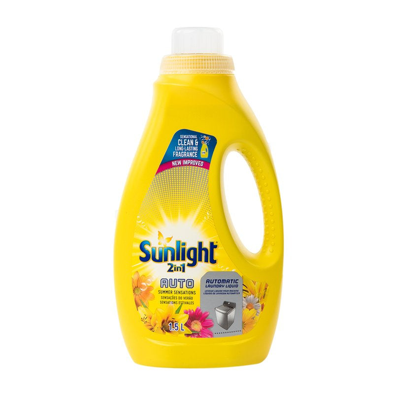 Sunlight 2 in 1 Summer Sensations Auto Laundry Liquid 1.5 L