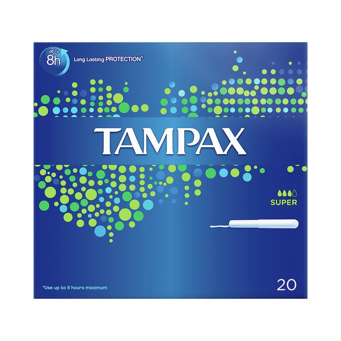 Tampax Super Tampons with Applicators (20 Pack)