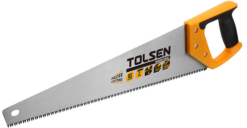 Saw Hand 500mm TPR Handle TOLSEN