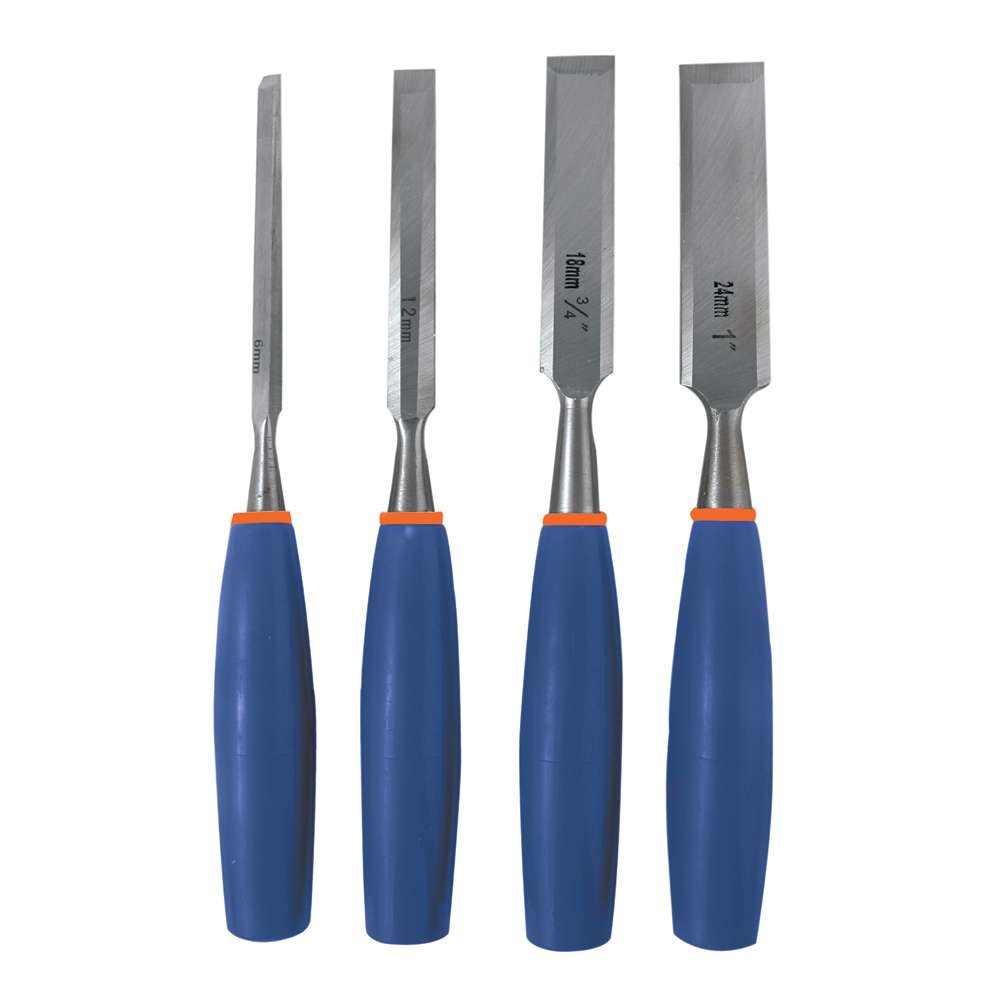 CHISEL WOOD 4-PCE BLUE SHARP