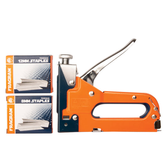 FRAGRAM STAPLE GUN WITH STAPLES H/DUTY