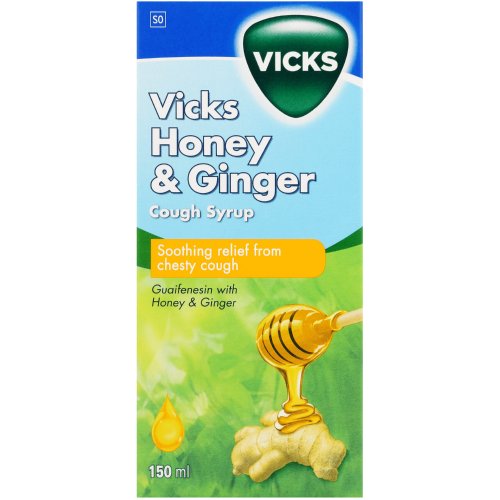 Vicks Cough Syrup Honey & Ginger 150ml