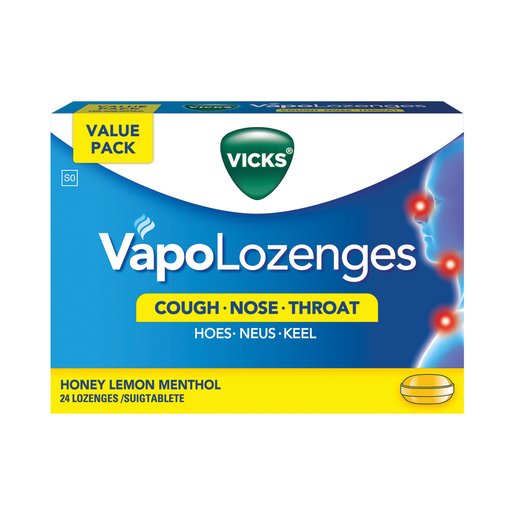 Vicks VapoLozenges Honey Lemon (24's)