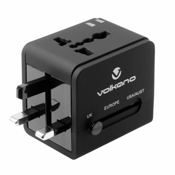 Volkano Global Travel Adaptor with 2 USB