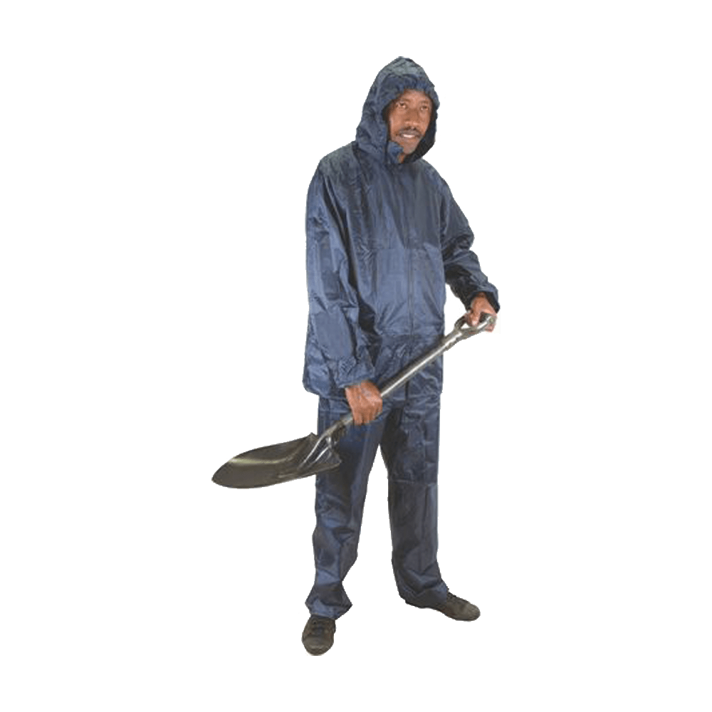RAINSUIT MSAFE NAVY R/RIZED M 2PC+HOOD