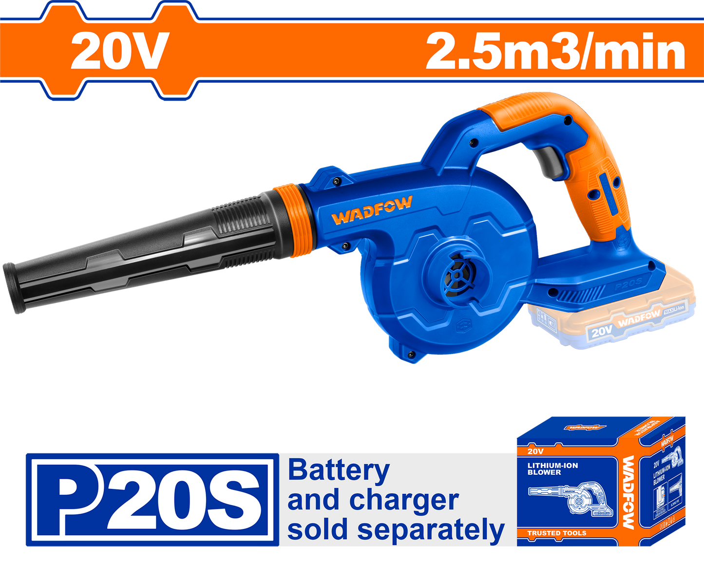WADFOW 20V PS+C/L BLOWER 2.5M/3MIN