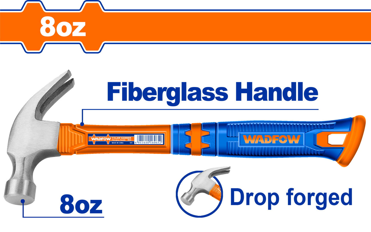 HAMMER CLAW D/F 45CB F/G HNDL 220G