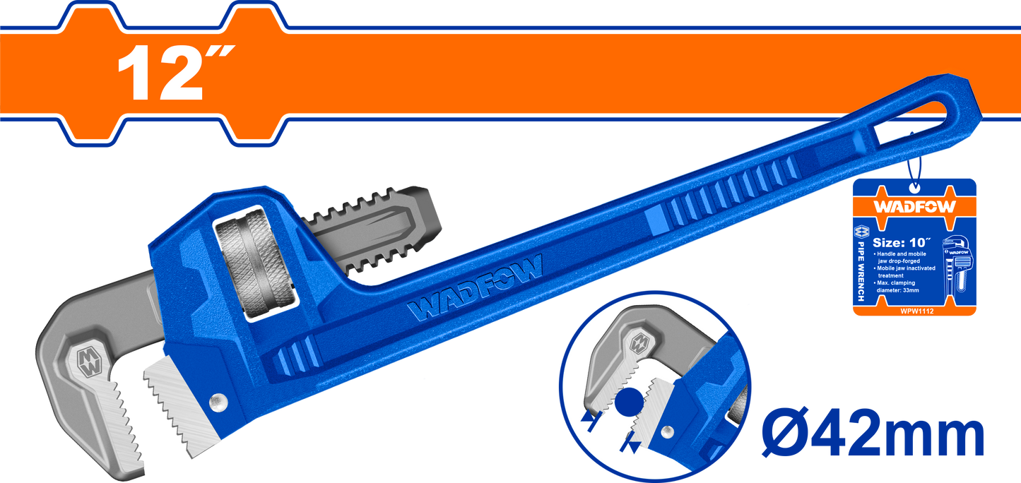 WADFOW PIPE WRENCH 300MM