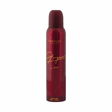 Yardley Gorgeous Body Spray Love 150ml