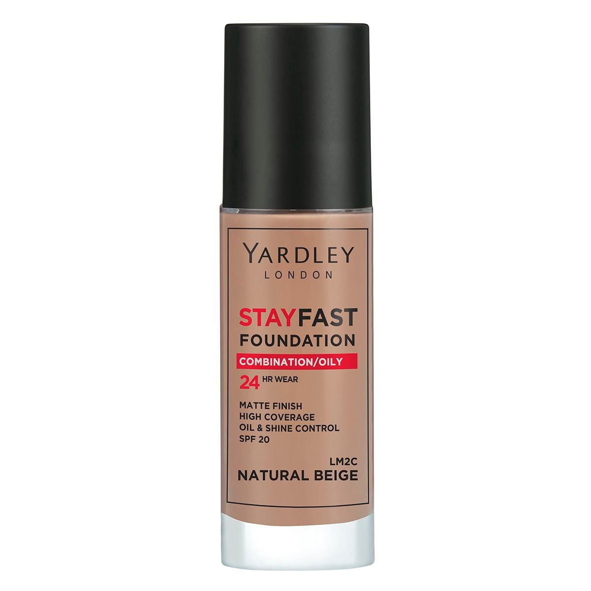 Yardley Stayfast Foundation 30ml - LM2C Natural Beige