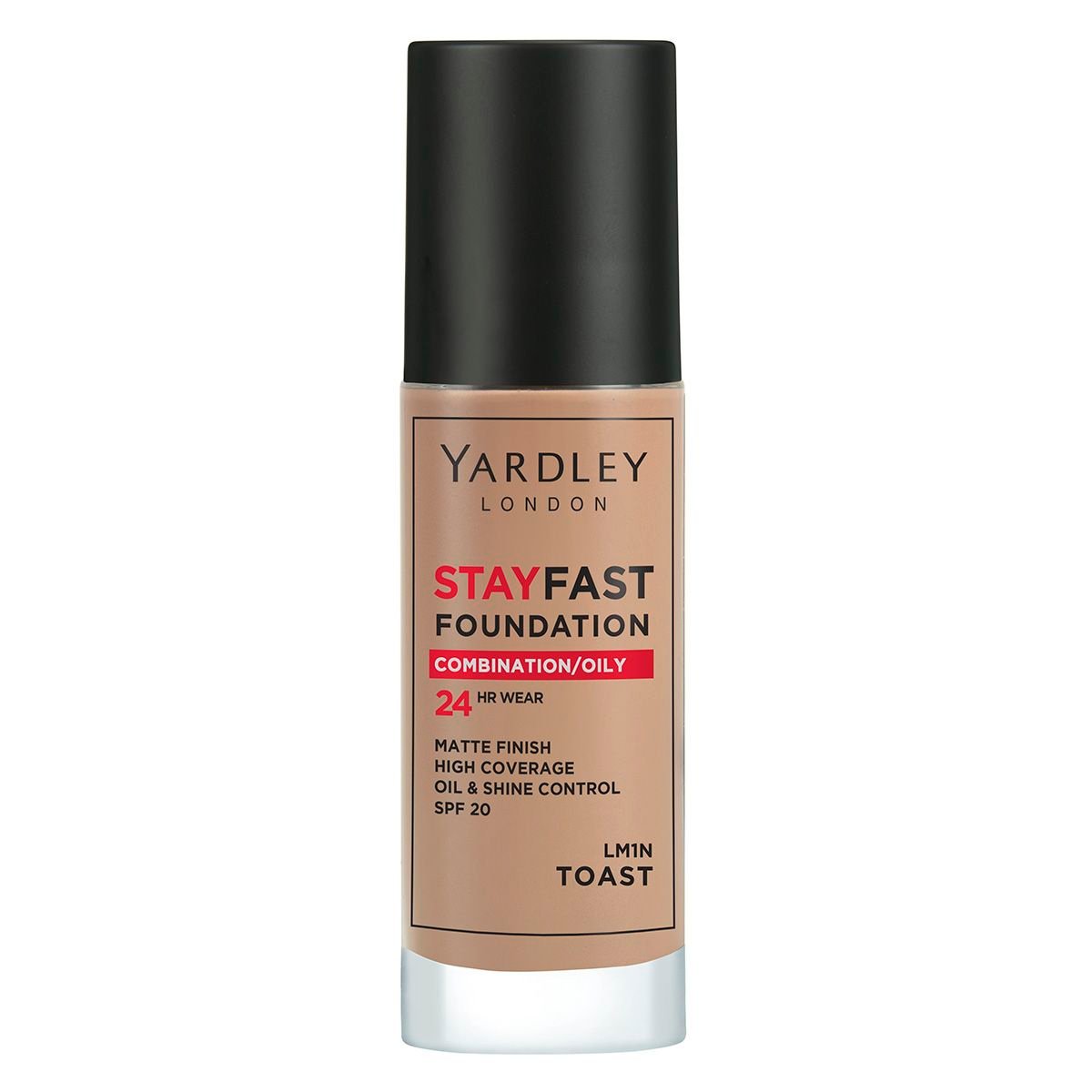 Yardley Stayfast Foundation 30ml - LM1N Toast