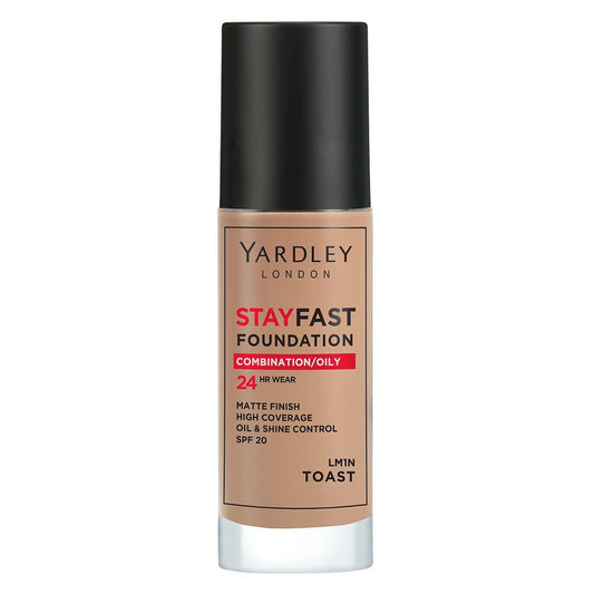 Yardley Stayfast Foundation 30ml - LM1N Toast