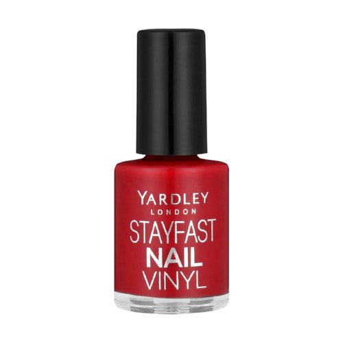 Yardley Stayfast Nail Vinyl 10ml - Miss Scarlet
