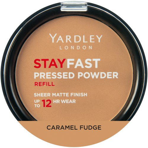 Yardley Stayfast Pressed Powder Refill Caramel Fudge
