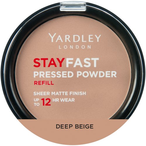 Yardley Stayfast Pressed Powder Refill Deep Beige