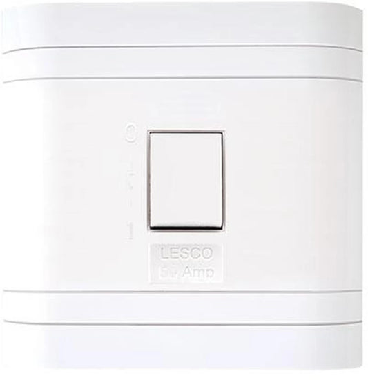 Lesco L50ISW 2 Pole Flush Isolator Power Plug  (White)