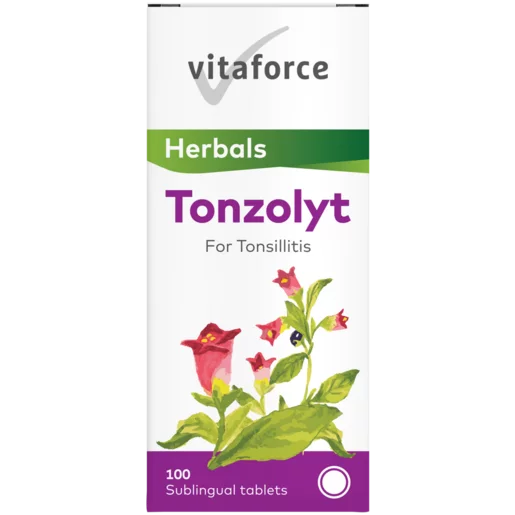 Vitaforce Tonzolyt Tonsillitis Sublingual Tablets 100 Pack
