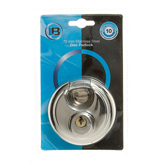 L&b 70mm Discus Padlock