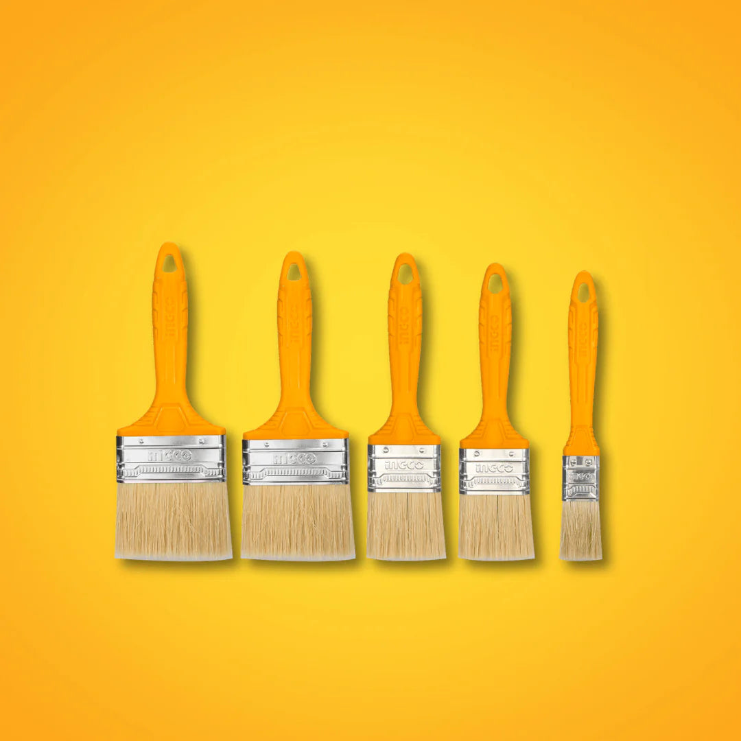 INGCO PAINT BRUSH PLASTIC HANDLE 8PC