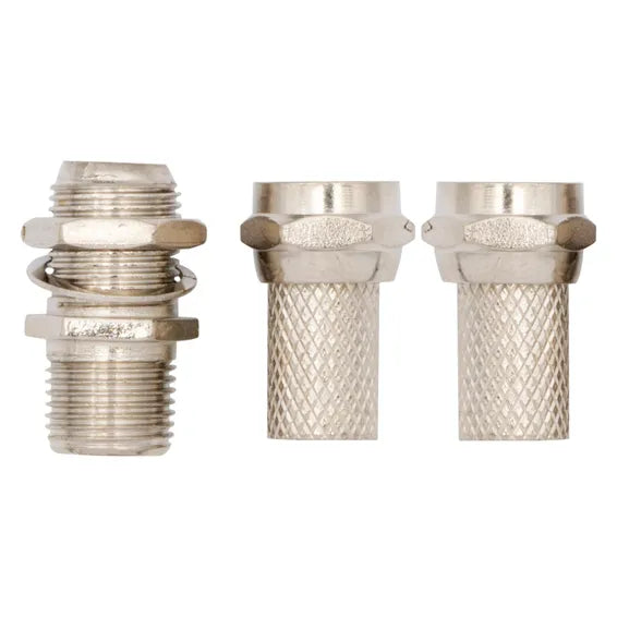 Volkano 2x f connector and barrel joiner