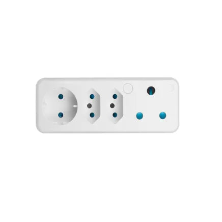 Switched Adaptor 4 Way SA Schuko Euro