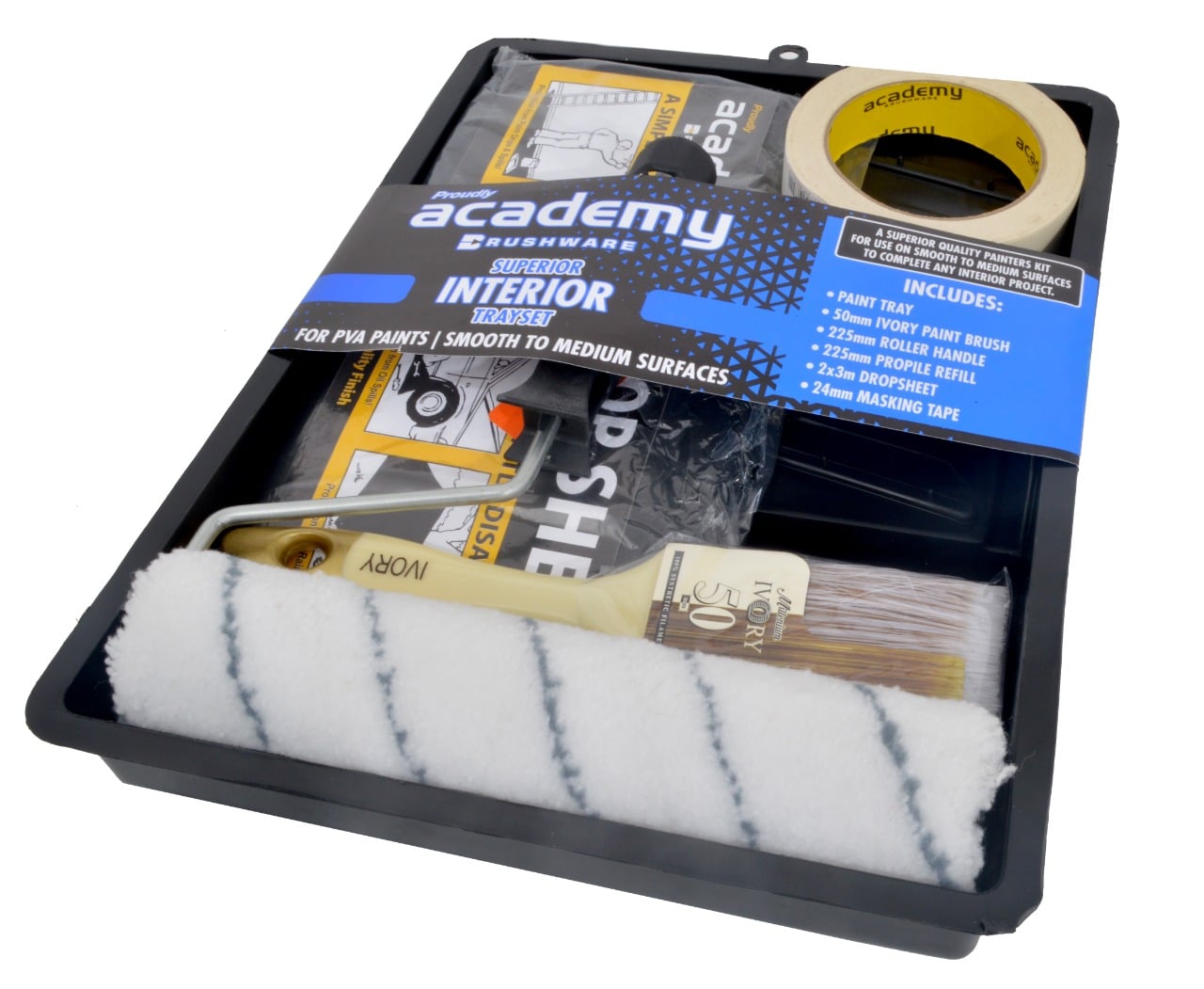 Academy Brushware — Interior Combo Set