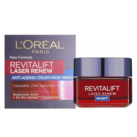 LOreal Revitalift Laser Renew Pro-Xylane Anti-Ageing Night Cream 50ml