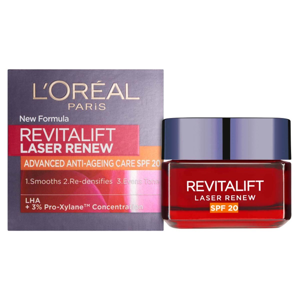 LOreal Revitalift Laser Renew Pro-Xylane Anti-Ageing SPF 20 Day Cream 50ml