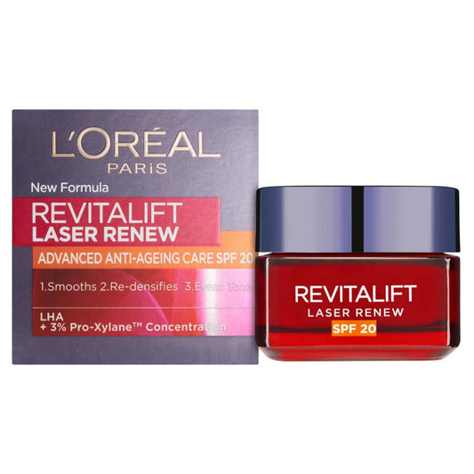 LOreal Revitalift Laser Renew Pro-Xylane Anti-Ageing SPF 20 Day Cream 50ml