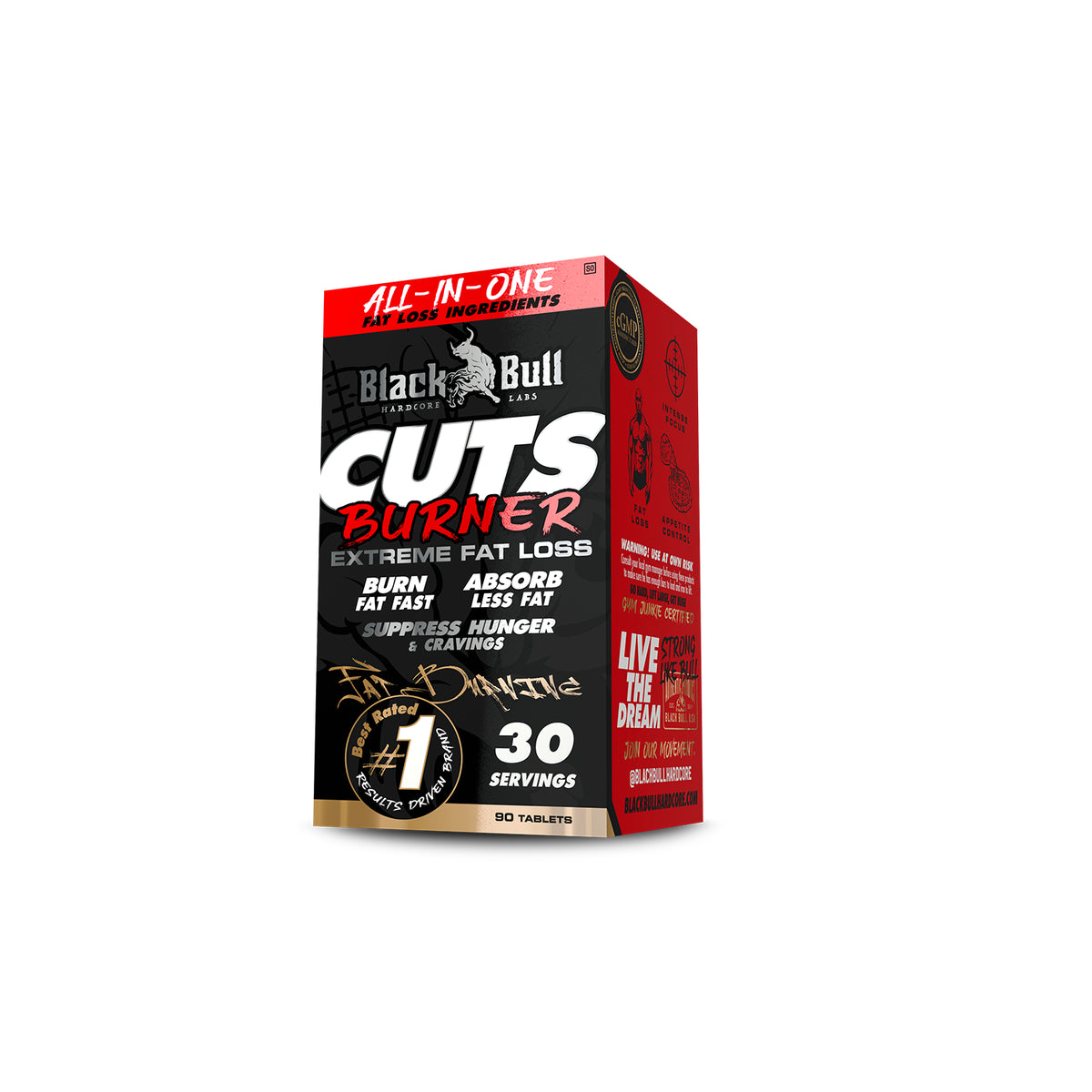 Black Bull CUTS BURNER 90 capsules