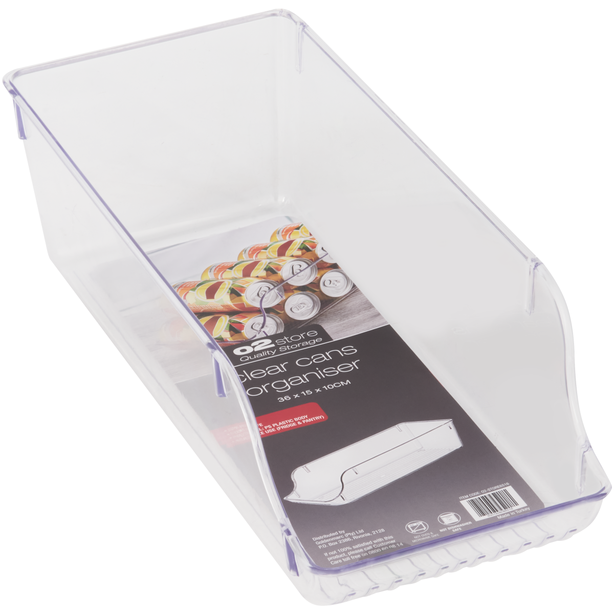 O2 Store Clear Organizer 36cm x 15cm