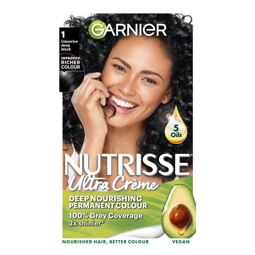 Garnier Nutrisse Hair Colour Liquorice 1