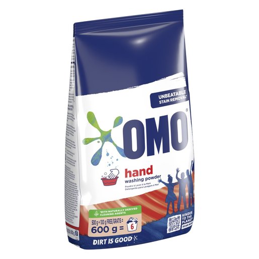 Omo Hand Washing Powder 500g + 100g Free