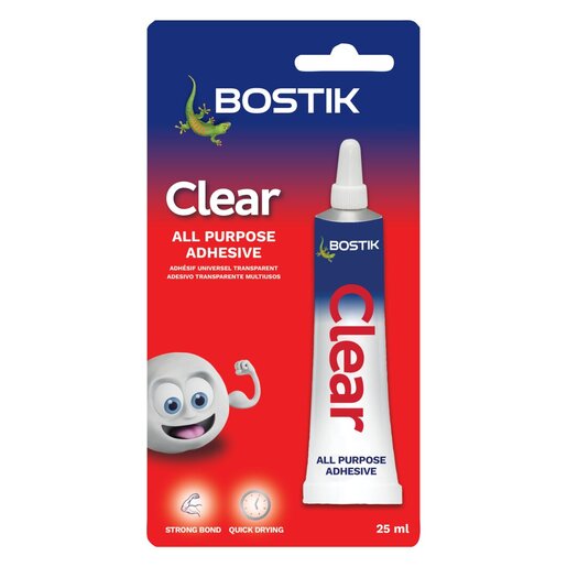 Bostik Clear Adhesive Blister 25ml